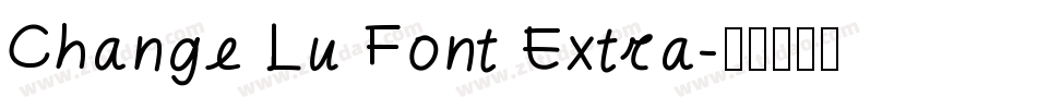 Change Lu Font Extra字体转换